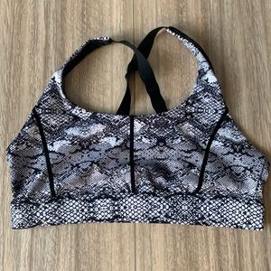 Zyia Python Metallic Sports Bra